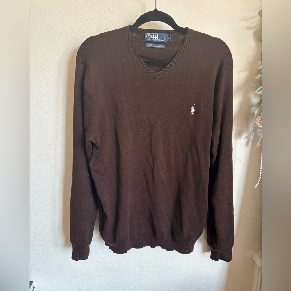 Ralph Lauren Men's Brown Sweater